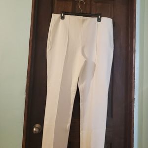 Chicos size  8 so slimming straight leg pants.